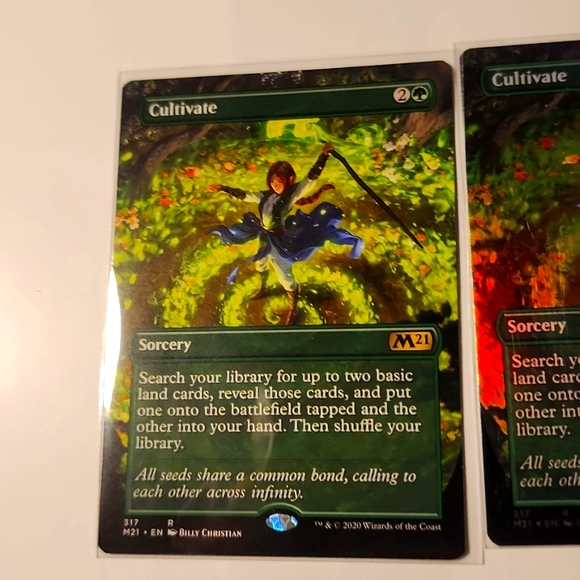 Magic the Gathering Cultivate Alt Art Boarderless - Picture 1 of 3